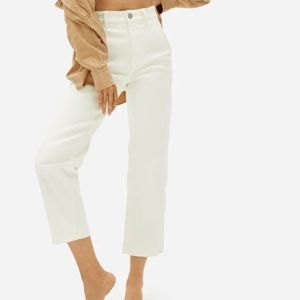 EVERLANE | Straight Leg Crop (Bone)